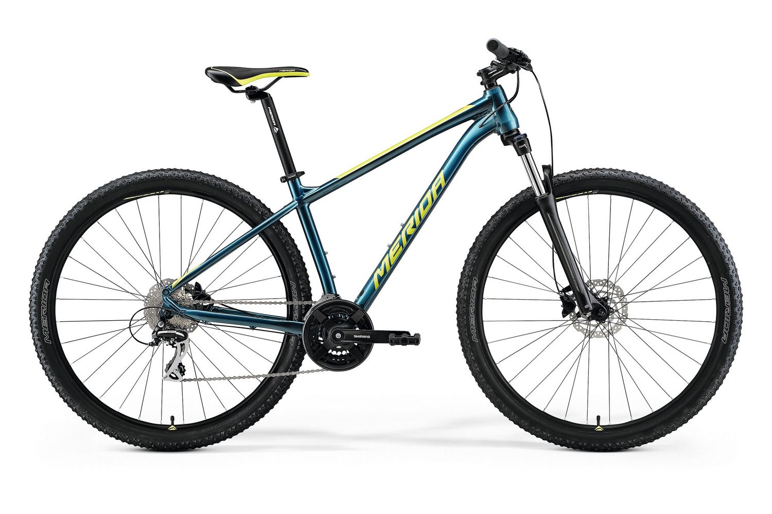 Велосипед 29" Merida Big.Nine 20-3x Рама:M(17") Teal-Blue/Lime 2022