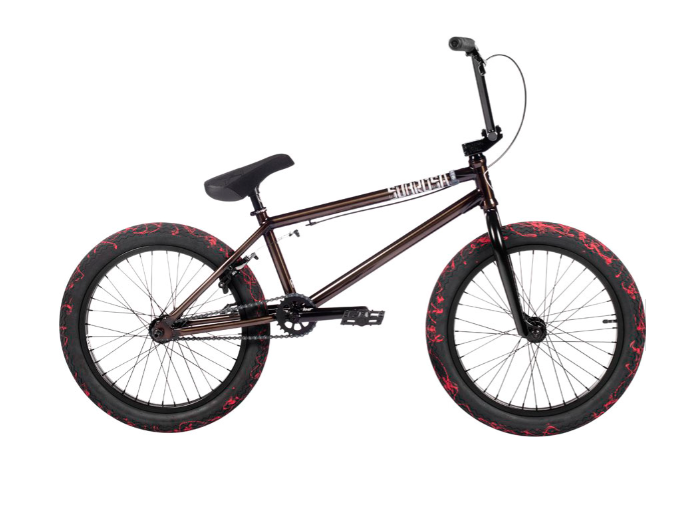 Велосипед 20" Subrosa Salvador BMX 2022 (20,5" (прозрачный / красный) арт: 510-12242)