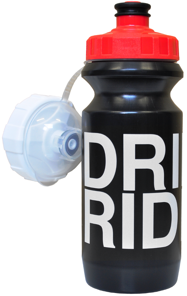 Фляга Green Cycle Drink & Ride 600ml с Big Flow valve LDPI black nipple/ red matt cap/ black