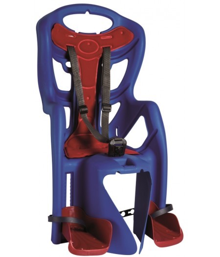 Кресло детское Bellelli Pepe Standart Multifix до 22кг, синее с красной подкладкой