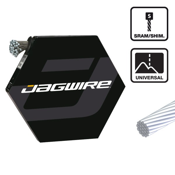 Трос переключения Jagwire Basics Shift Cable Galvanized 1.2 x 2300 мм [100] (BWC1011)