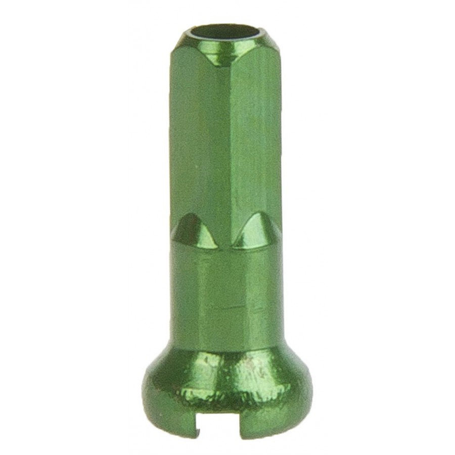 Ниппель DT 12х2.0мм алюминий, зеленый