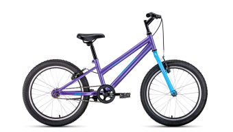 Велосипед 20" FORWARD ALTAIR MTB HT low рост 10.5" 2020 фиолетовый/голубой, RBKT01N01004