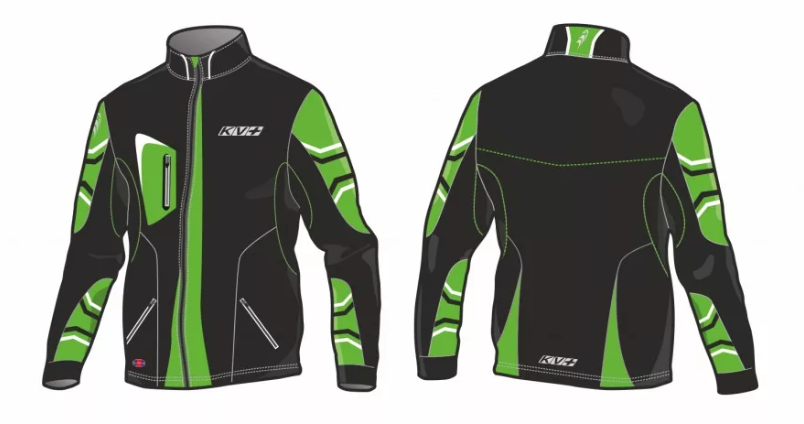 Костюм KV+ Куртка + Брюки RACE S col. Green/Black