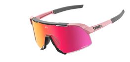 Очки спортивные KISOU PXC оправа (Smoke Pink) линзы (Photochromic Red Mirror)