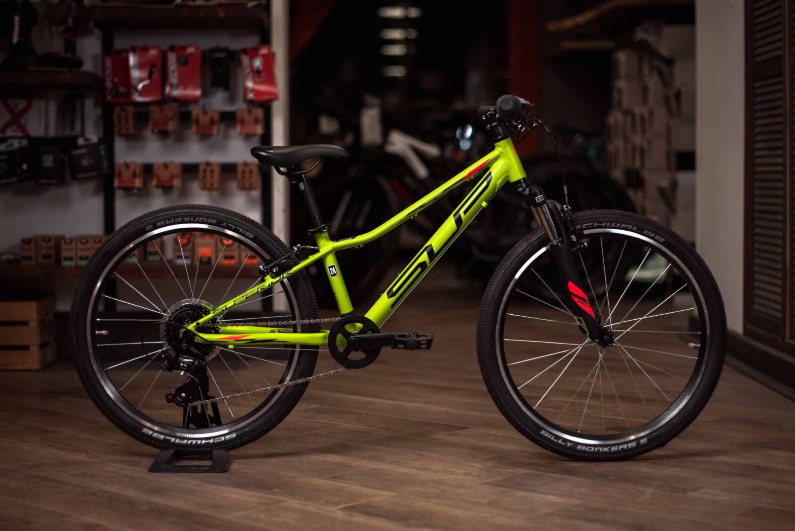 Велосипед Superior Racer XC 24" рама OS Matte Lime/Black/Red