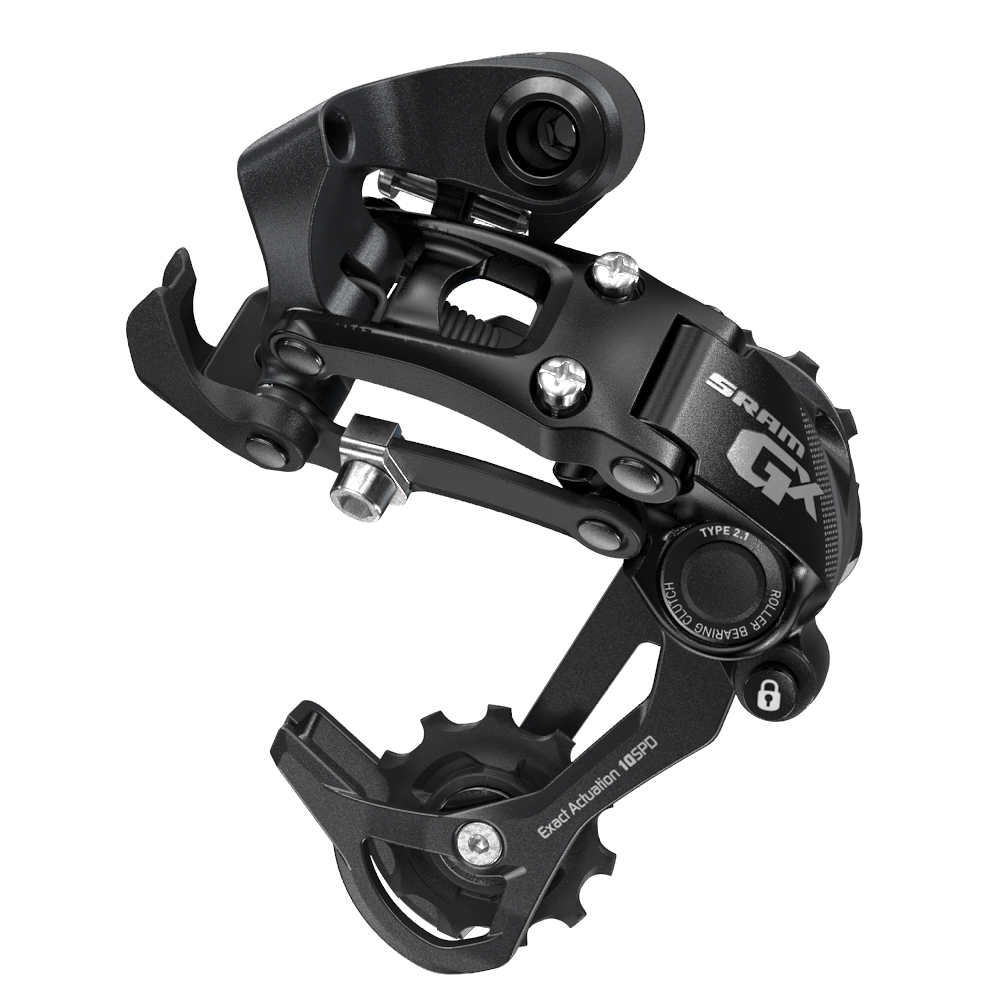 Переключатель задний Sram GX Type 2.1 (10ск) Long Cage Black (00.7518.080.000)