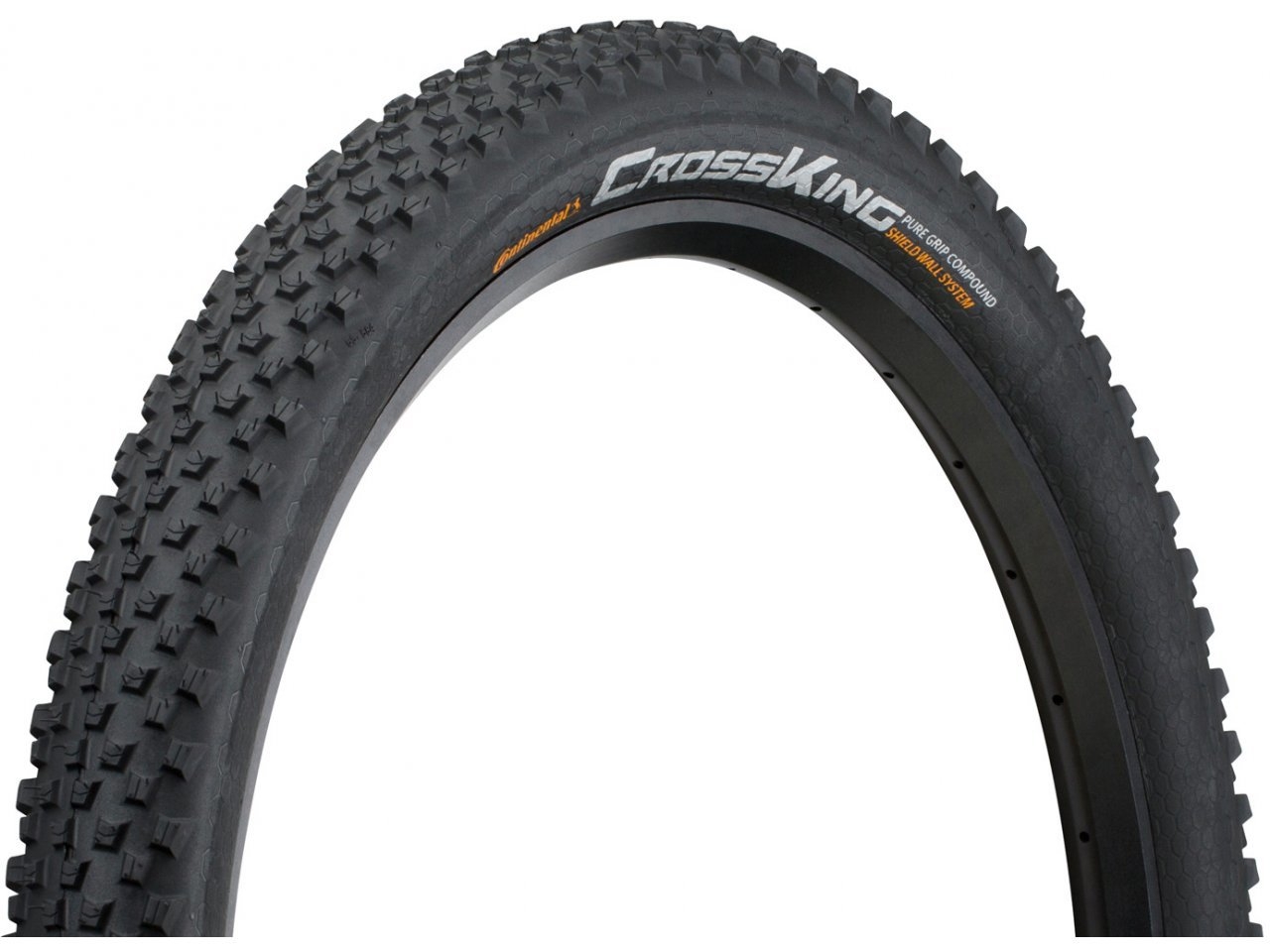 Покрышка 27.5" x 2.6" Continental Cross King ShieldWall foldable Черный