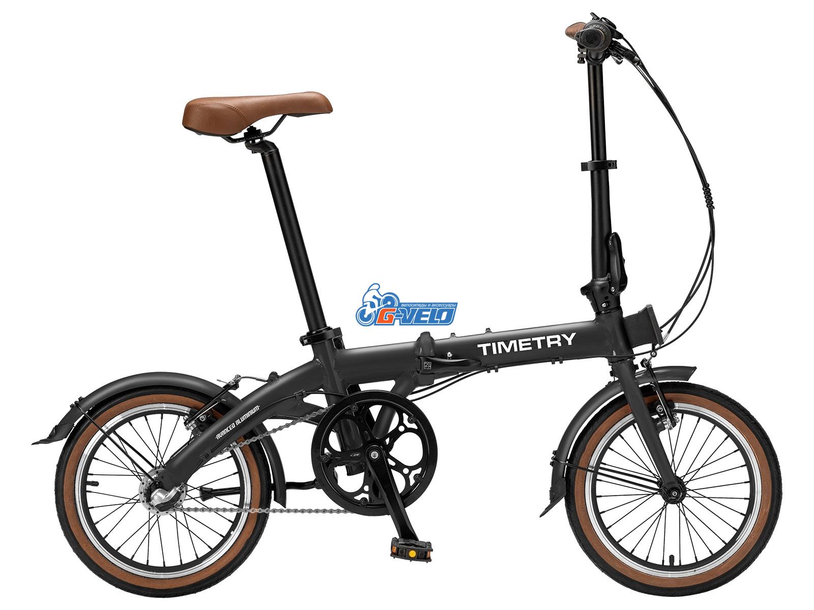 Велосипед 16" TimeTry 244/3s, черный