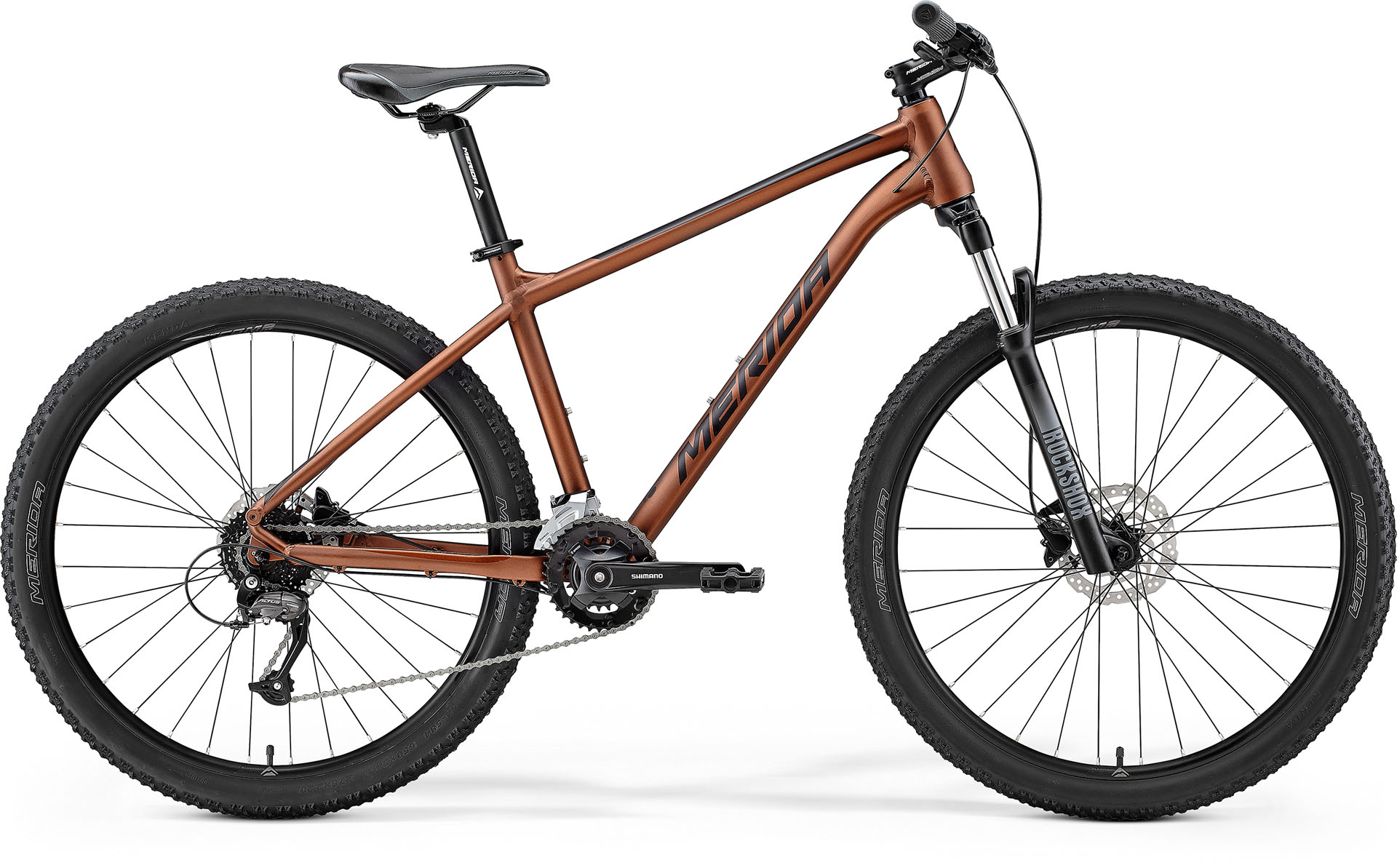 Велосипед 27.5" Merida Big.Seven 60 2x Рама:M(17") MattBronze/Black 2021