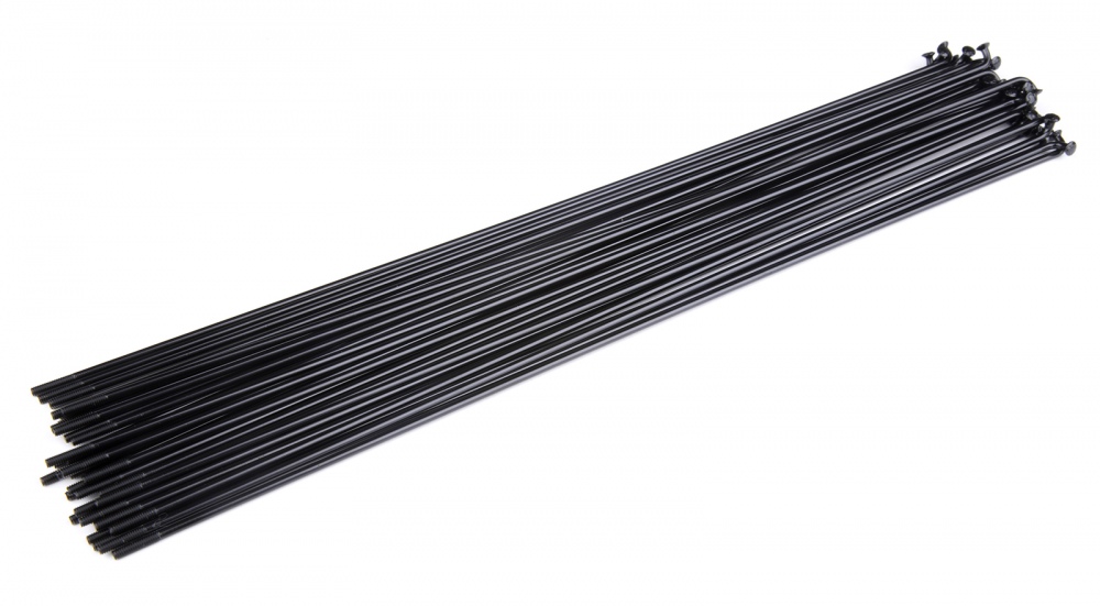 Спица CN 14G 280mm стальная с хромир. нип. 16мм черная