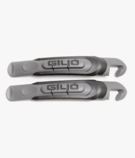 Монтажки пластиковые прорезиненные Giyo GT-02  двухцветные, 2 шт/упаковка, в полиэтилене