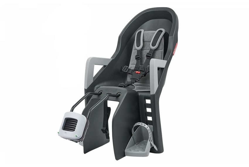 Велокресло детское Polisport Guppy Maxi+ CFS, dark grey/silver