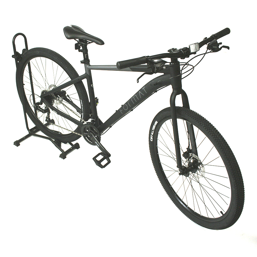 Велосипед 29" FORMAT 1432 (16 ск. рост. L) 2023, черный-мат/темно-серый-мат