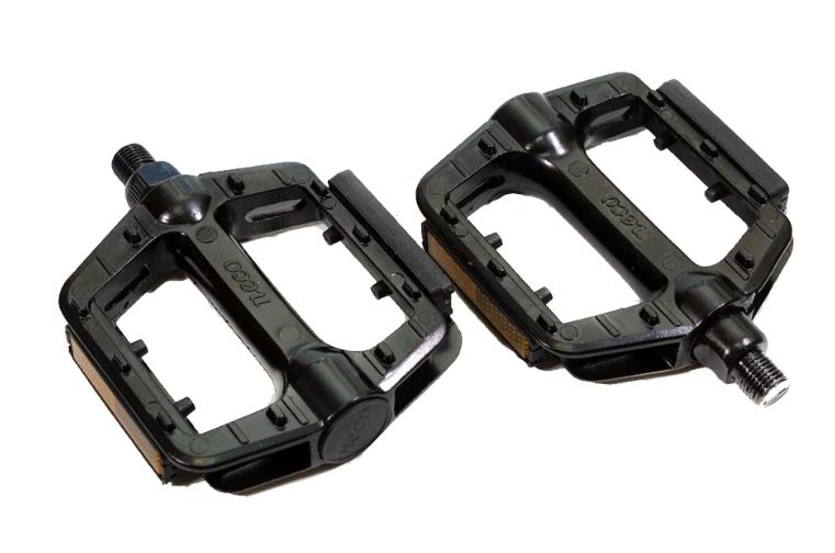 Педали NECO мод. WP625 MTB/BMX  алюминиевые, насыпной подшипник, размер 120x100mm, цвет чёрный, вес 435g. На блистере