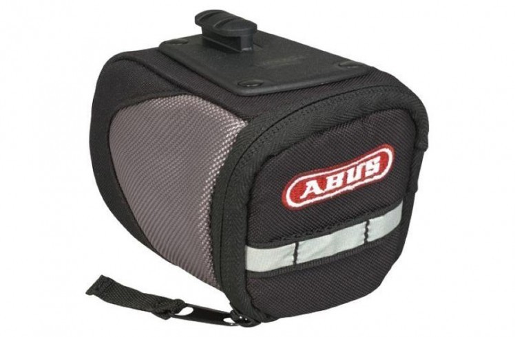 Велосумка ABUS Basico ST 130 KF, подседельная 0,5l, быстросъемная черная