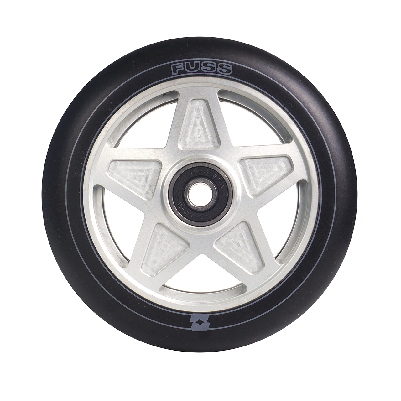 Колесо "Tokyo fuss" Kyrusha wheel silver / black