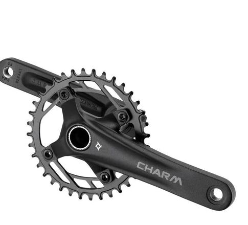 Комплект шатунов с вед. звездой, CHARM-34T-TT, 34T, 170 мм, 9/16", 9 ск., с кареткой, PROWHEEL, черный, 1CW110001845