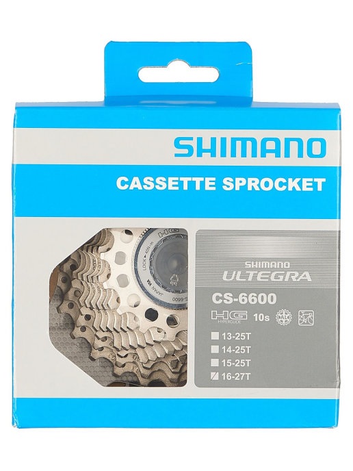Кассета Shimano Ultegra 6600, 10скоростей, 16-27