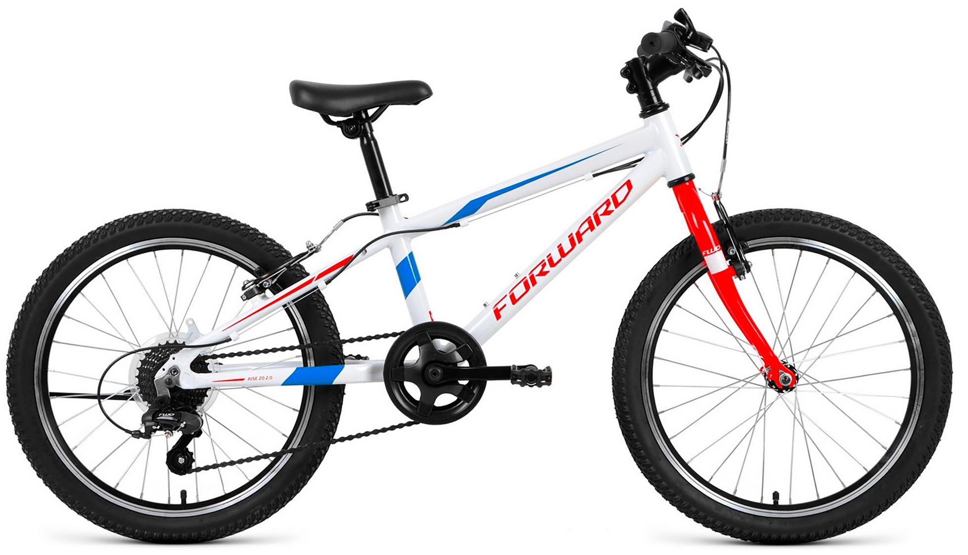 Велосипед 20" FORWARD RISE 2.0 Рама 10.5" белый/красный 2021
