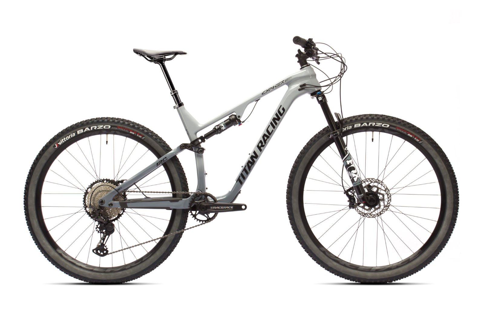 Велосипед 29" Titan Racing Cypher 120 Carbon Comp Рама:XL(20") Grey/DarkGrey