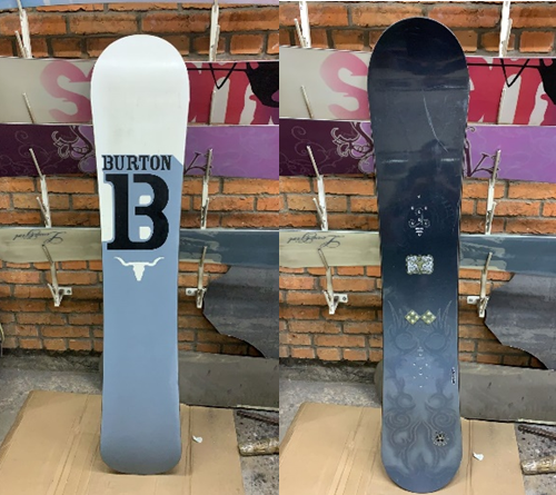 Сноуборд Burton Bizon 161 (прокатный) серый
