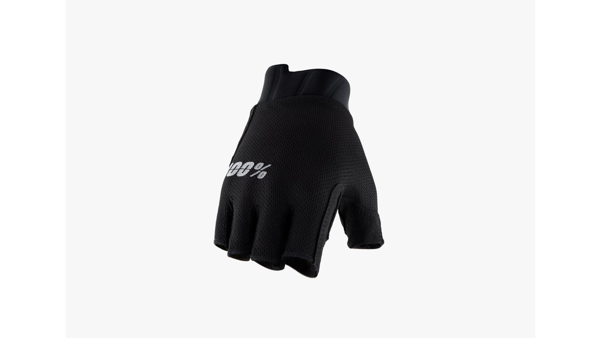 Велоперчатки женские 100% Exceeda Gel Short Finger Womens Glove (Black, L, 2022 (10025-00003))