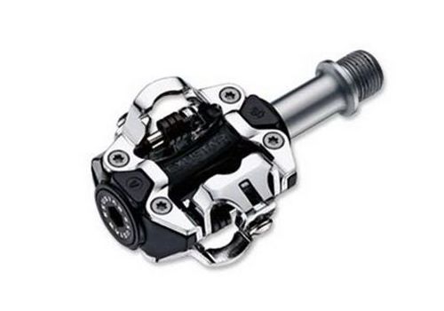 Педали контактные EXUSTAR PM211 MTB SPD system алюминиевый корпус шариковые подшипники ось C