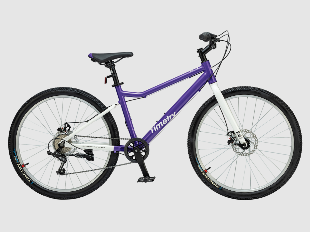 Велосипед TimeTry 24" 233/7S, фиолетовый, рама