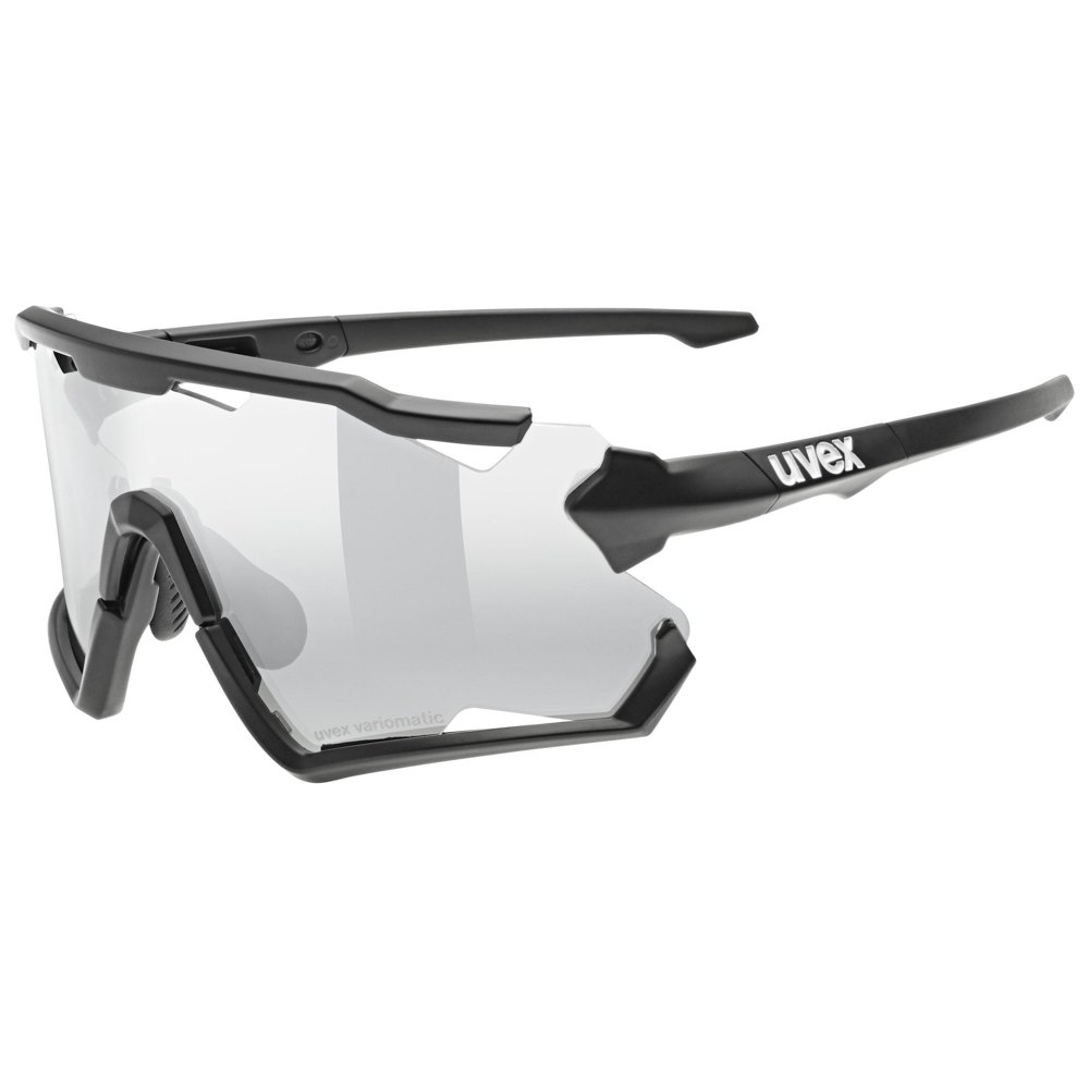 Очки UVEX Sportstyle 228 Variomatic Sunglasses Black Matt Variomatic Litemirror Silver/CAT1-3