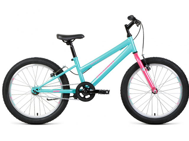 Велосипед 20" ALTAIR HT 20 LOW Рама 10.5" мятный/розовый 2021
