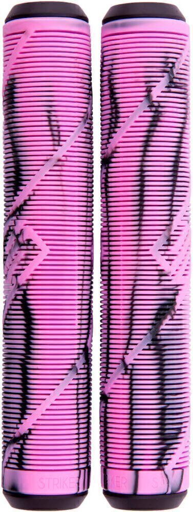 Грипсы для самоката Striker Logo чёрно-розовые