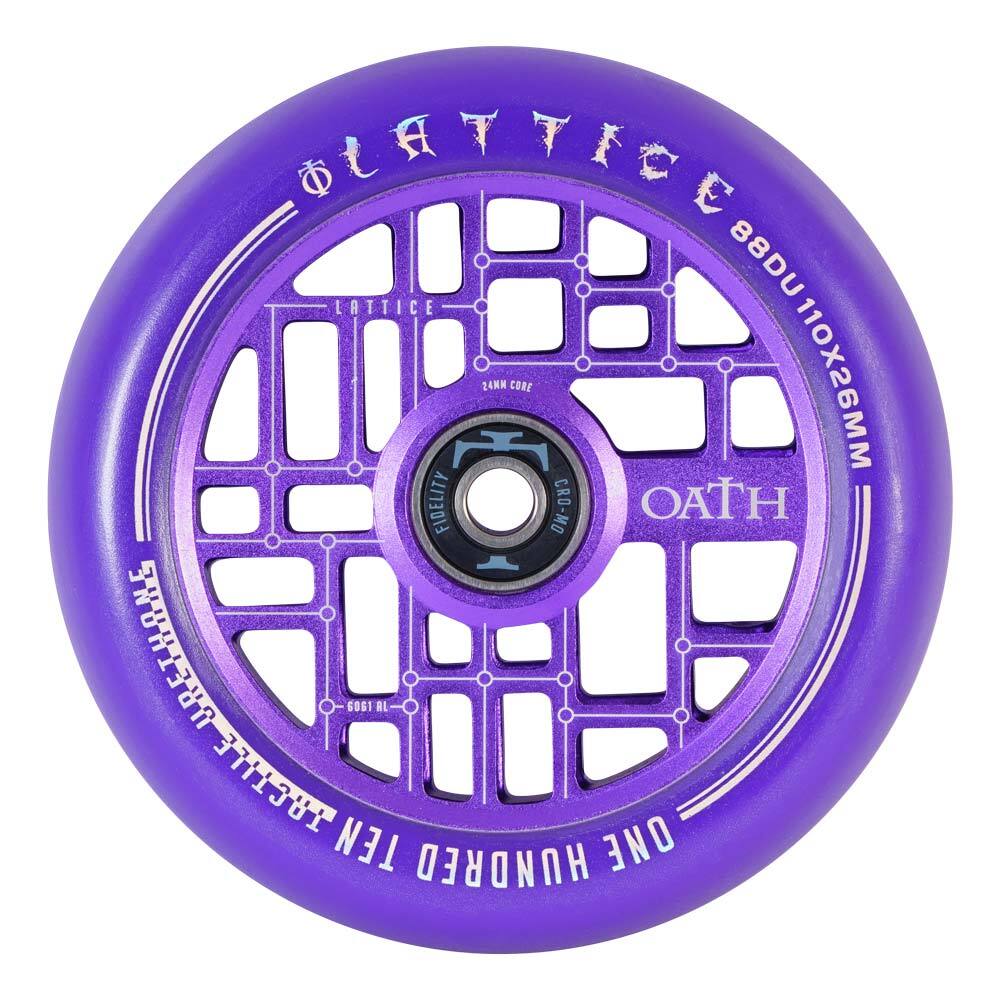 Колесо для самоката Oath Lattice 110 пара (фиолетовый арт: 53367)
