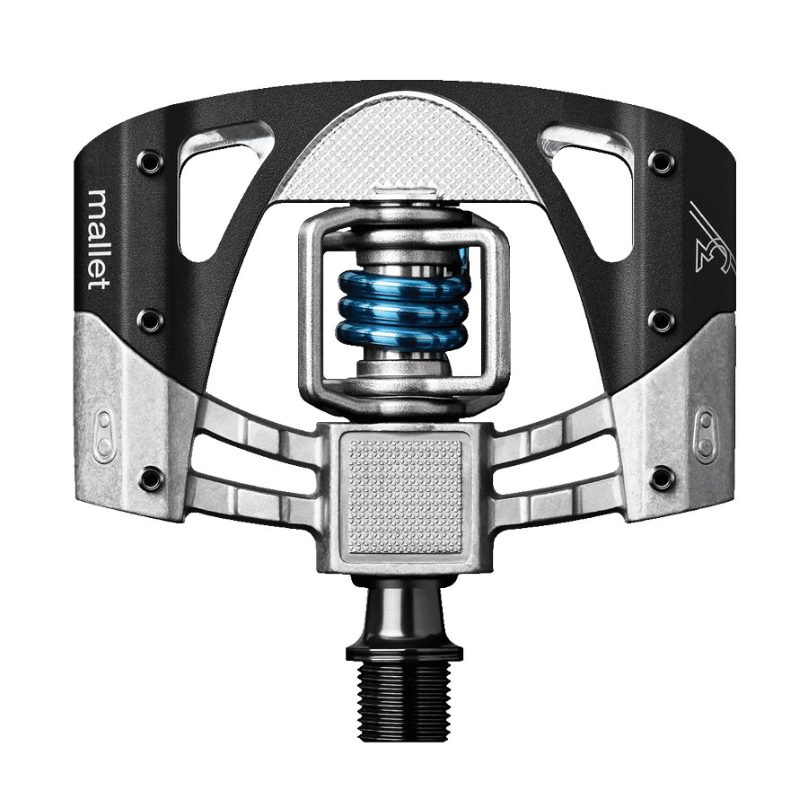 Педали Crankbrothers MALLET 3 raw/black/blue spring