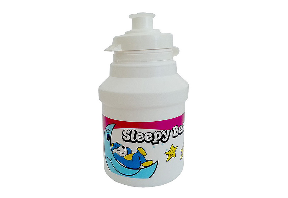 Фляга Polisport 300 ML SLEEPY BEAR+HOLDER pink