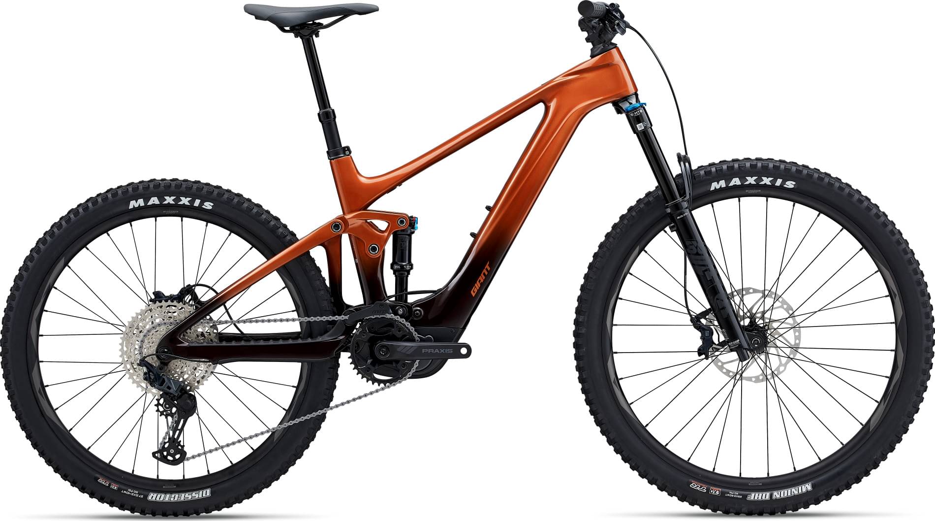 Велосипед Giant, Trance X Advanced E+ EL 2 Amber Glow/Cordovan M 2023