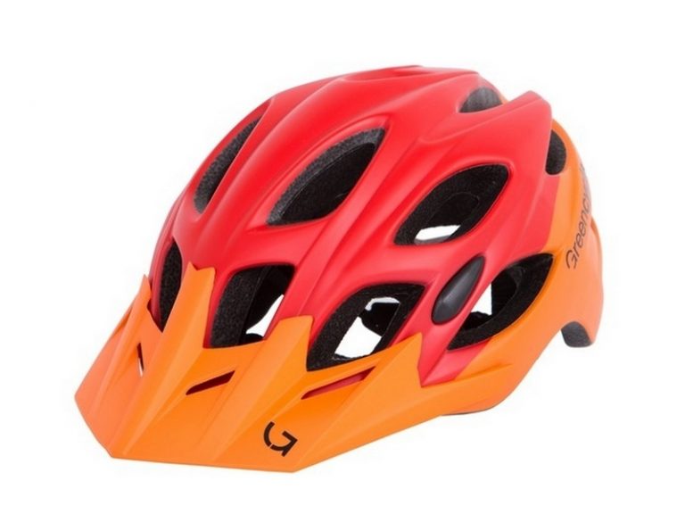 Шлем Green Cycle Enduro Размер 58-61см (L) Оранжево-красный матовый (№2533)