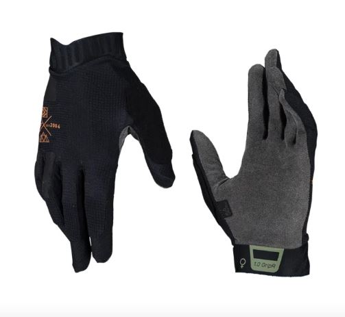 Велоперчатки женские Leatt MTB 1.0W GripR (Stealth, XS, 2024 (6024150480))