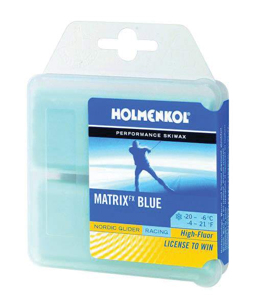 Парафин HOLMENKOL MATRIX Blue для беговых лыж 24270