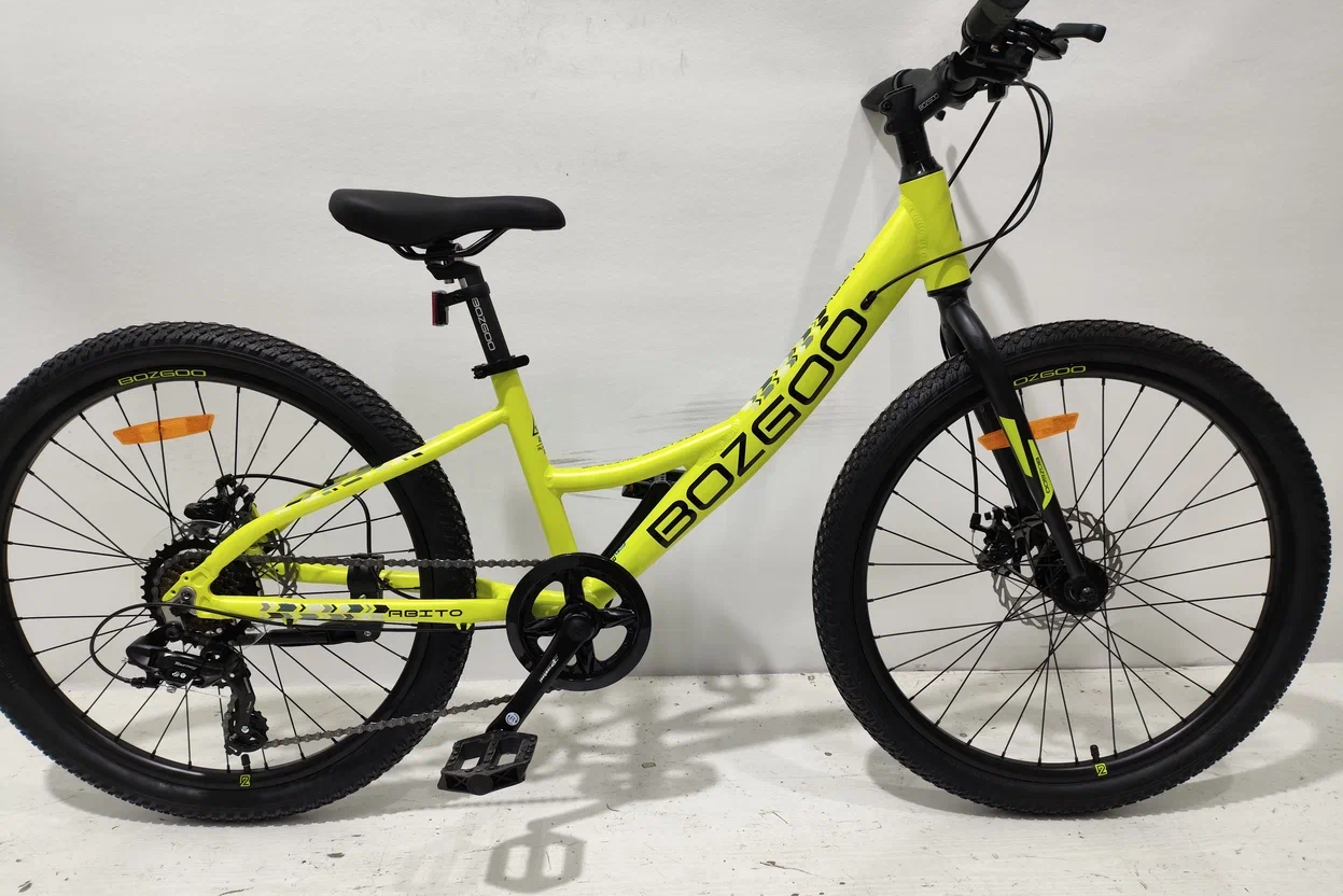 Велосипед 24" BOZGOO 2026 Abito 12"  green/black