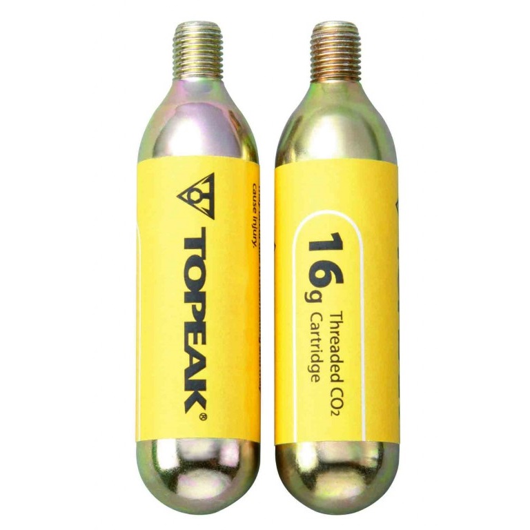 TOPEAK 16G резьбовой CO2 картридж, 2шт./упаковка