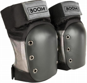 Наколенники "BOOM" Middle (Цвет: черный/серый) размер S
