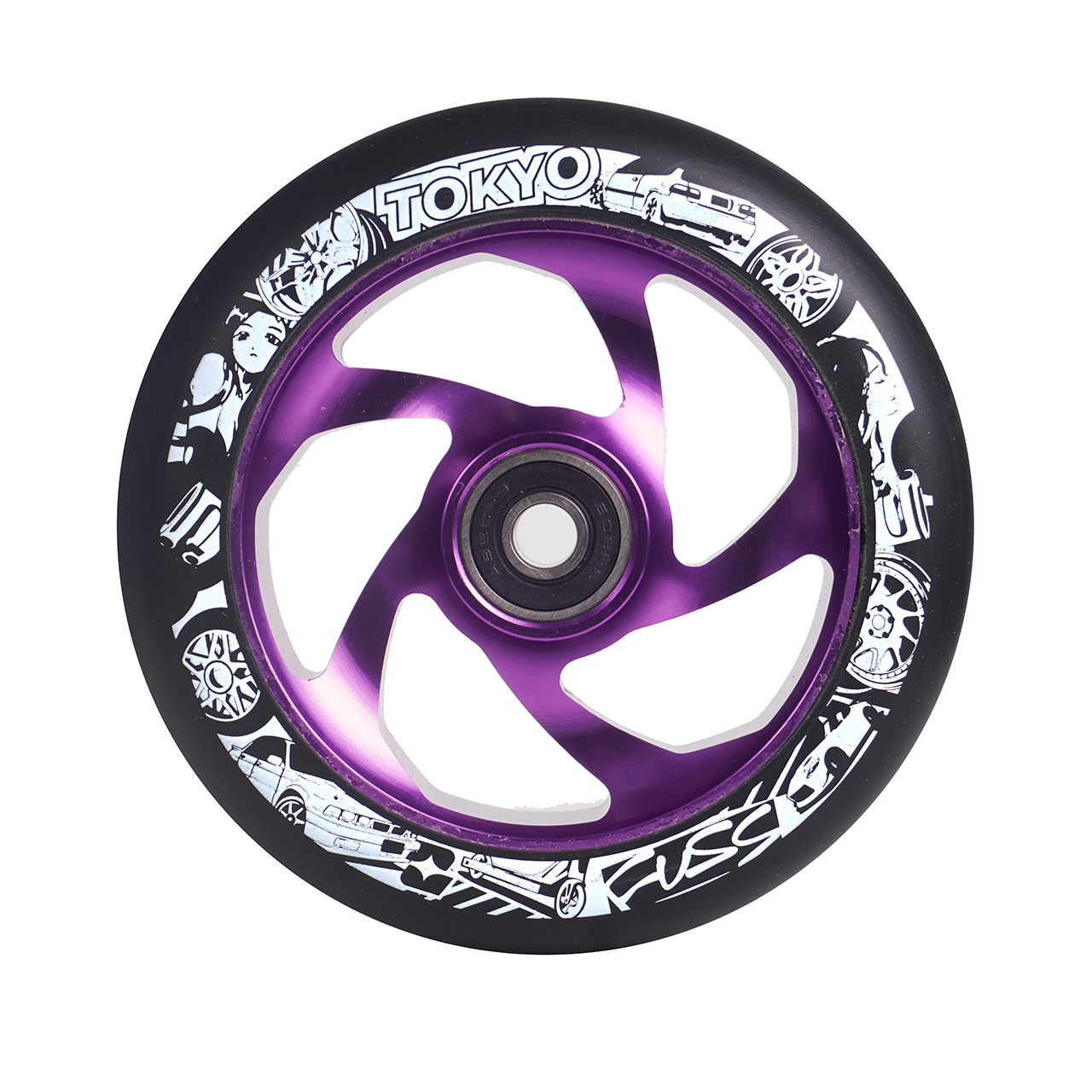 Колесо "Tokyo fuss" Dorisha wheel purple / black