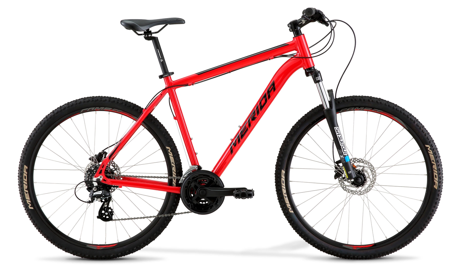 Велосипед 27.5" Merida Big.Seven 10-D Рама:M(17") Red/Black