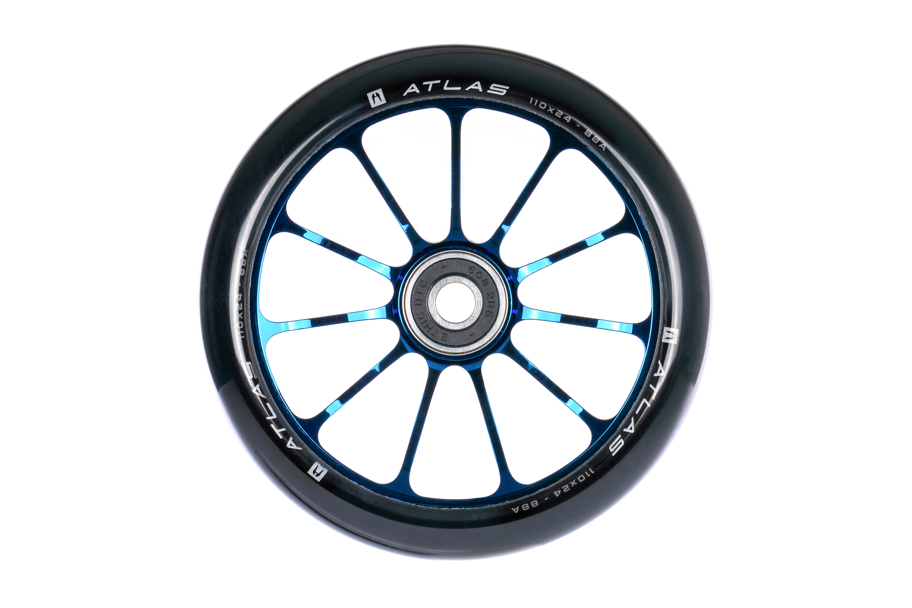 Колесо Ethic Atlas wheel 8 STD 110 mm chrome blue