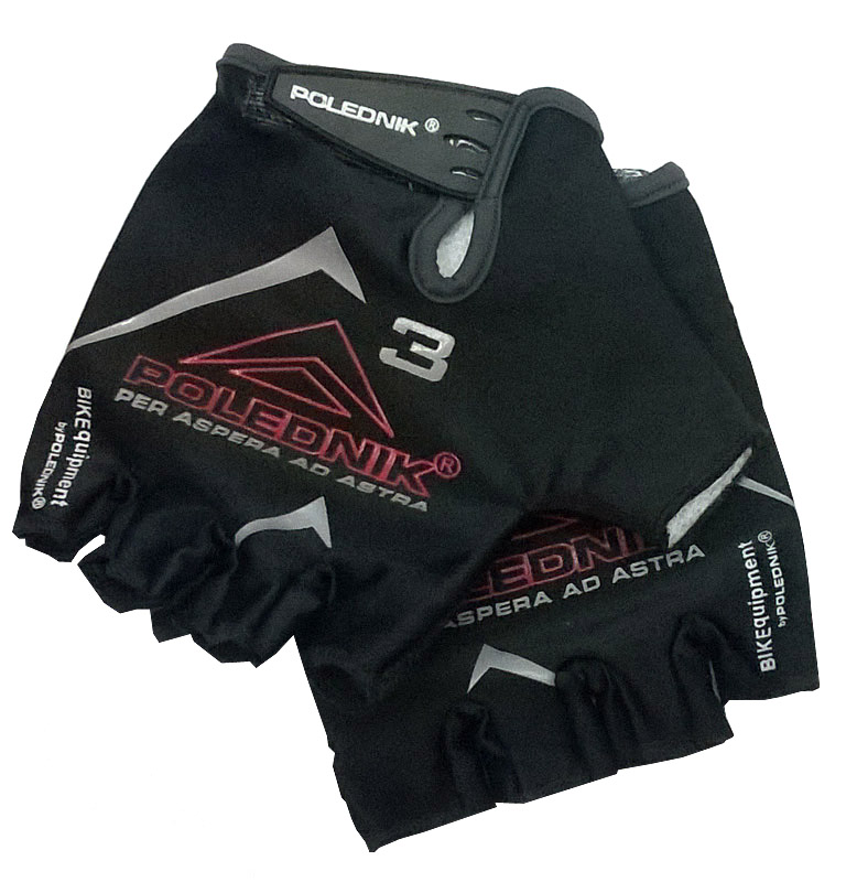 Перчатки велосипедные Polednik F-3 XXL Чёрные