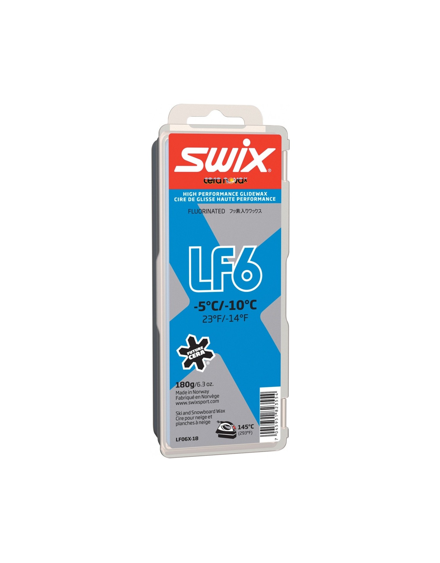 Мазь скольжения Swix LF6  (-5-10C)  180g
