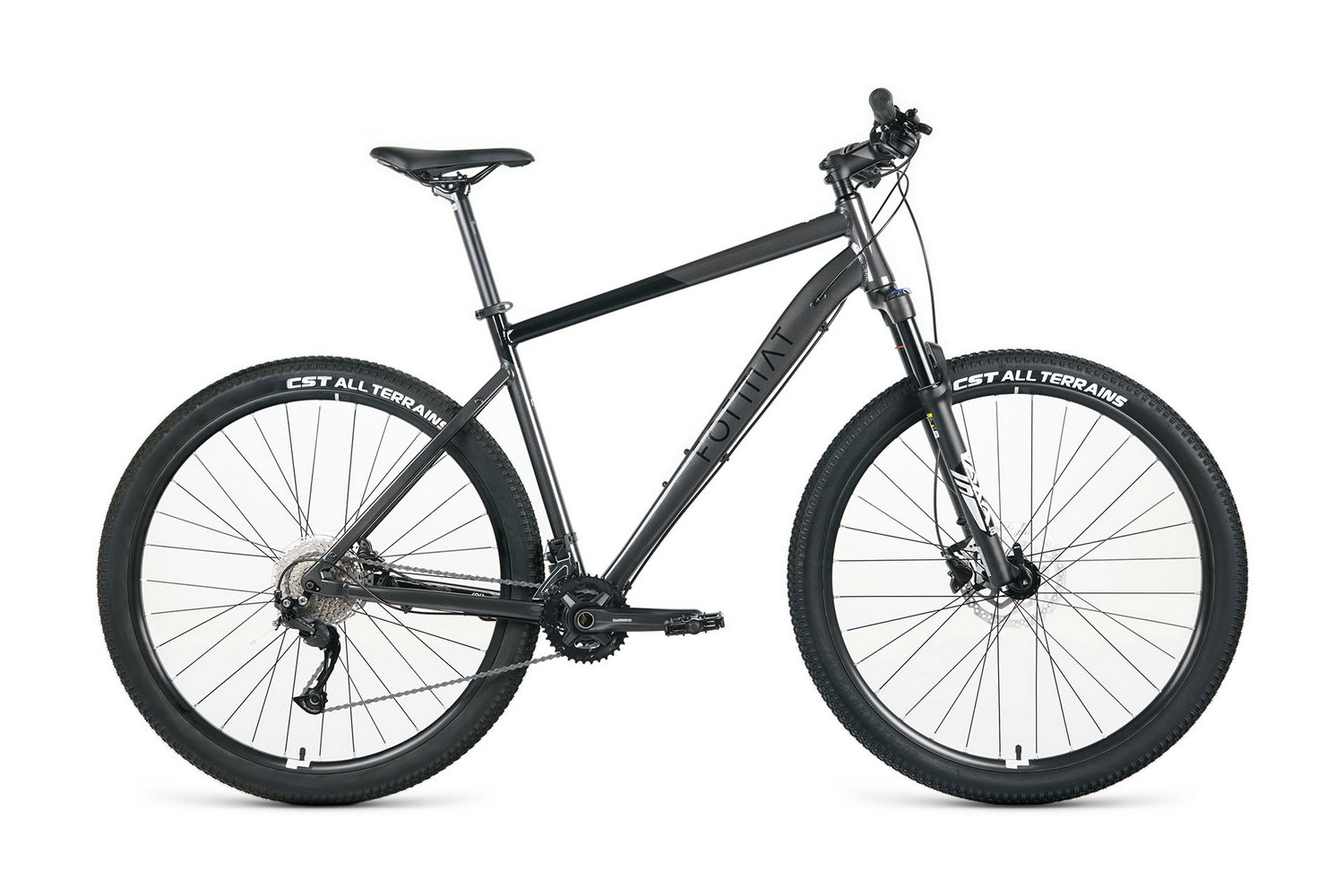 Велосипед 29" FORMAT 1422 (18 ск. рост. XXL) 2023, темно-серый/черный