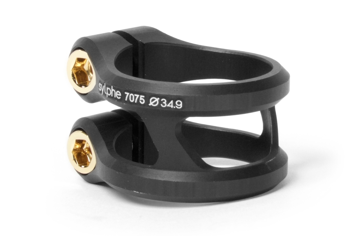 Зажим Ethic sylphe double clamp 34.9 black