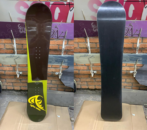Сноуборд Agiss snow 150 (прокатный) black-lime